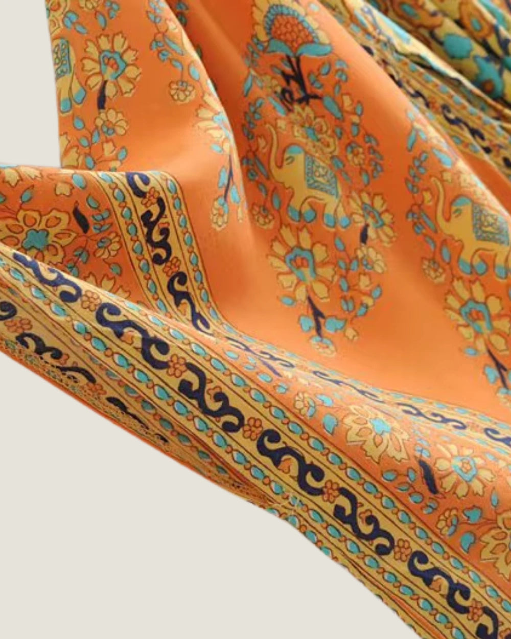 Kimono long orange femme | Ayame