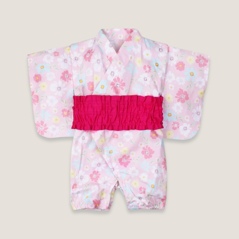 Kimono pour bébé Hortensia Blanc