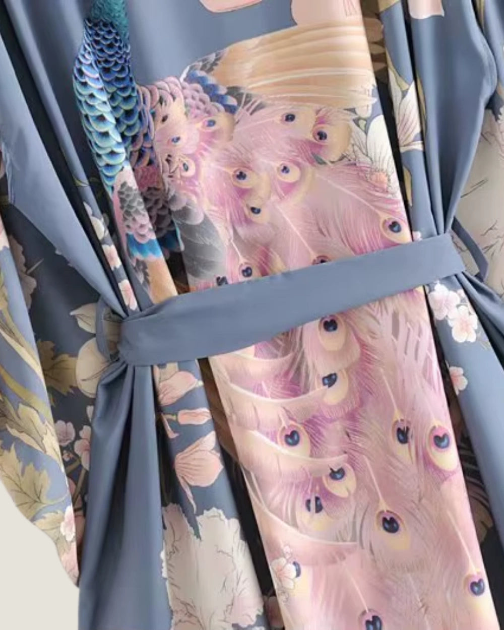 kimono long bleu femme | Aoi