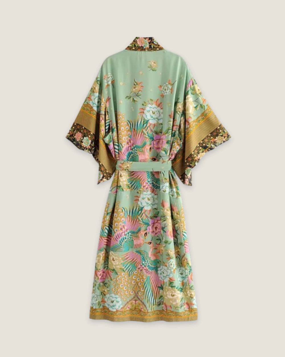 Kimono long vert femme | Midori