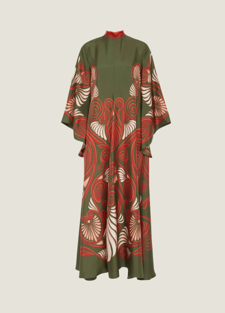 Robe kimono verte femme | Midoriha