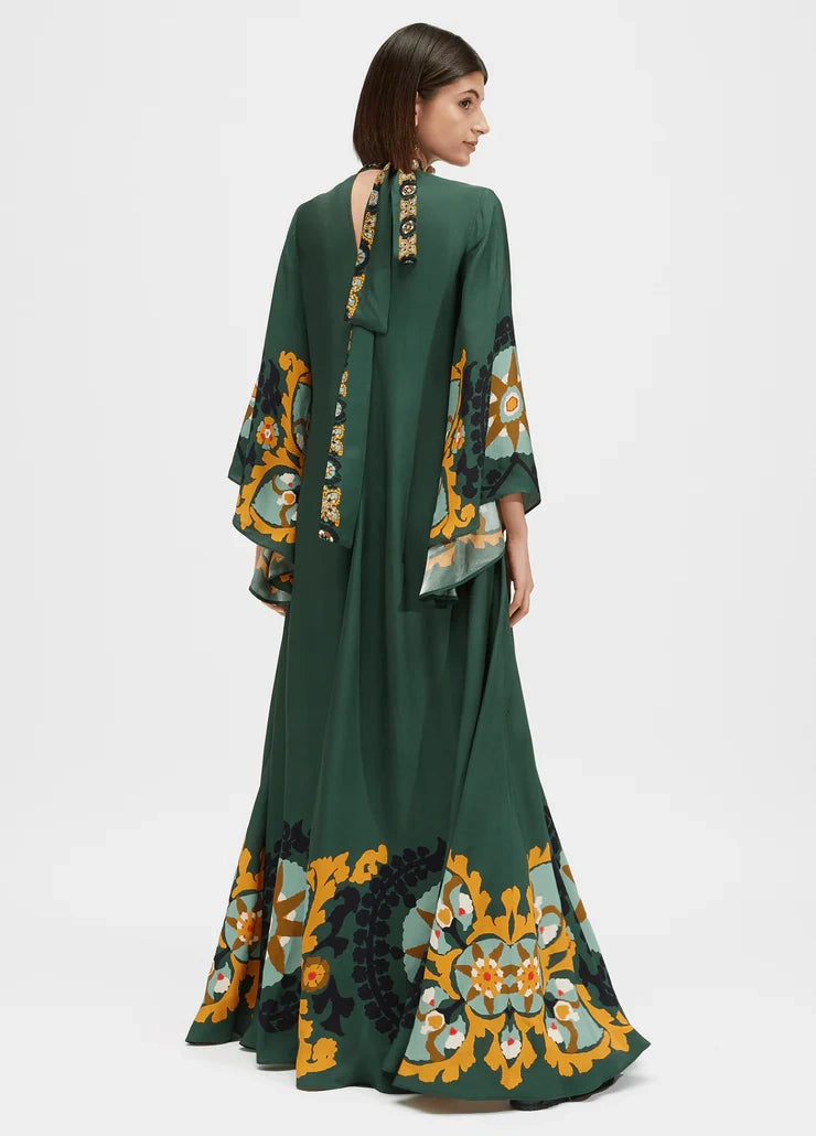 Robe kimono verte femme | Midoriya