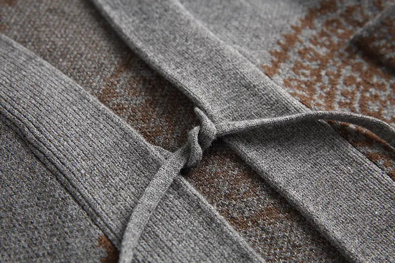 Grey Kimono Cardigan Jacket