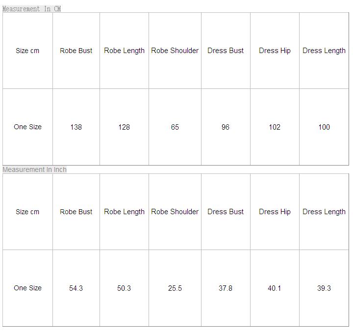 Kimono long femme nuit