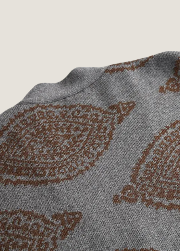 Grey Kimono Cardigan Jacket