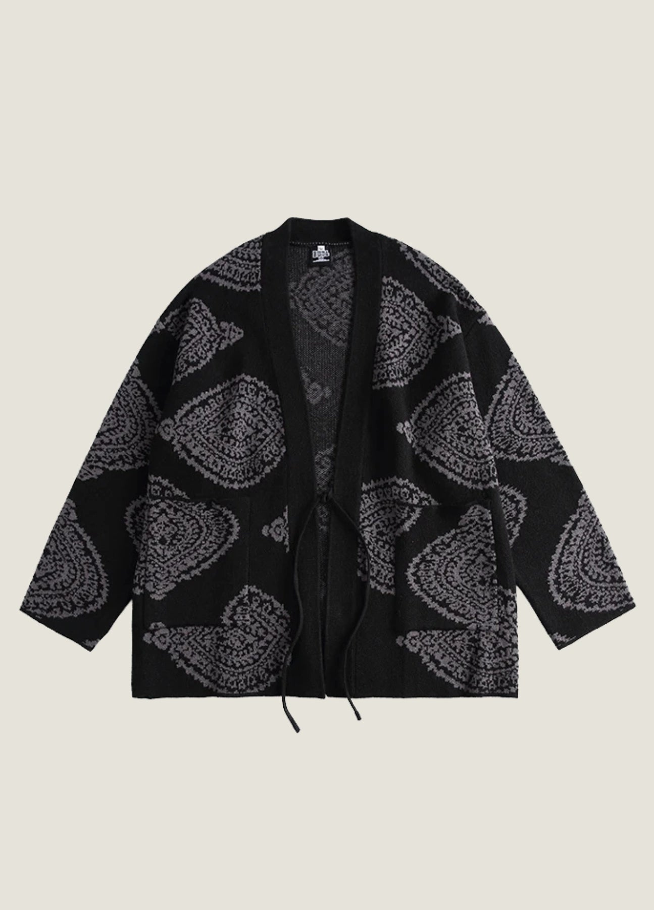 Black Kimono Cardigan Jacket