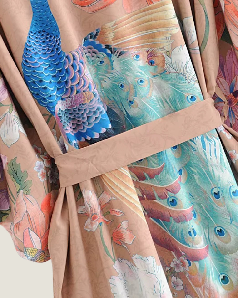 kimono long beige femme | Suzume