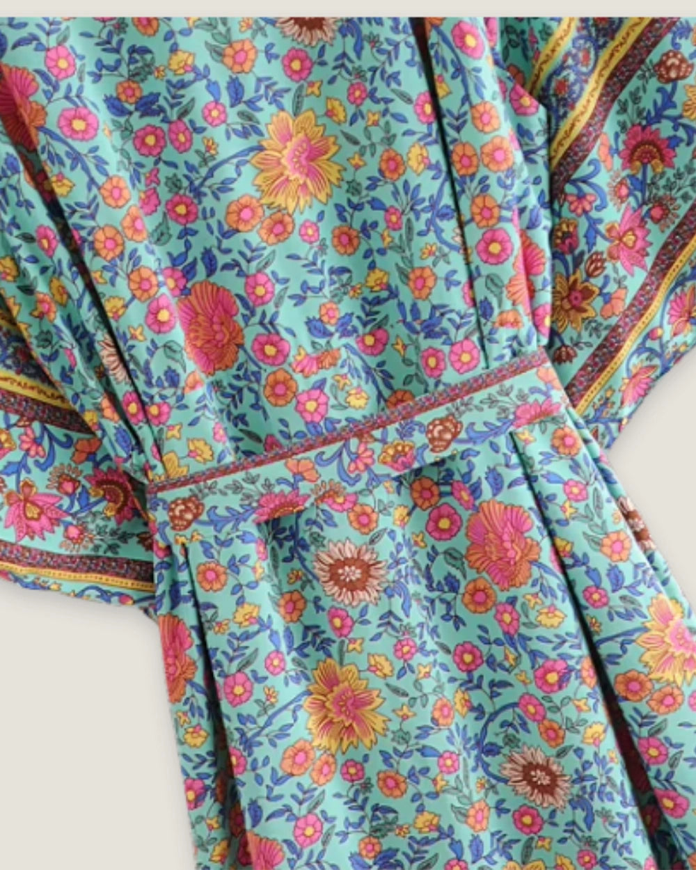 kimono long vert femme | Himawari