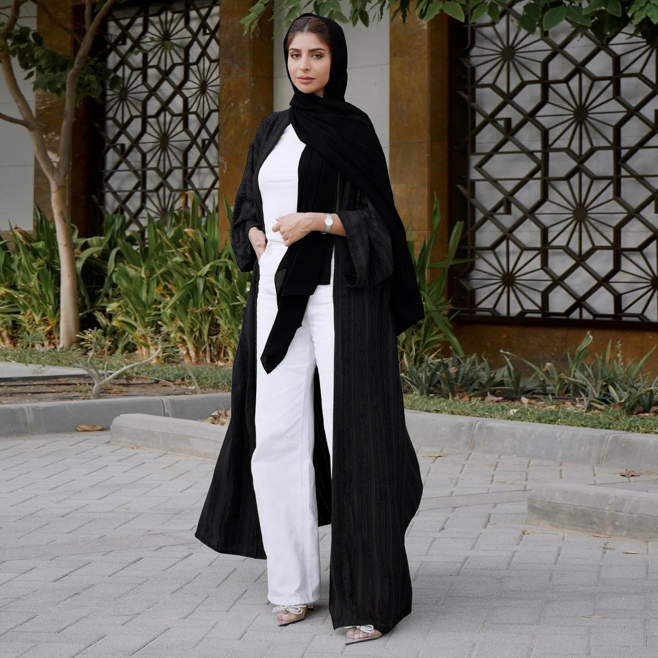 Kimono Abaya Namis - Noir