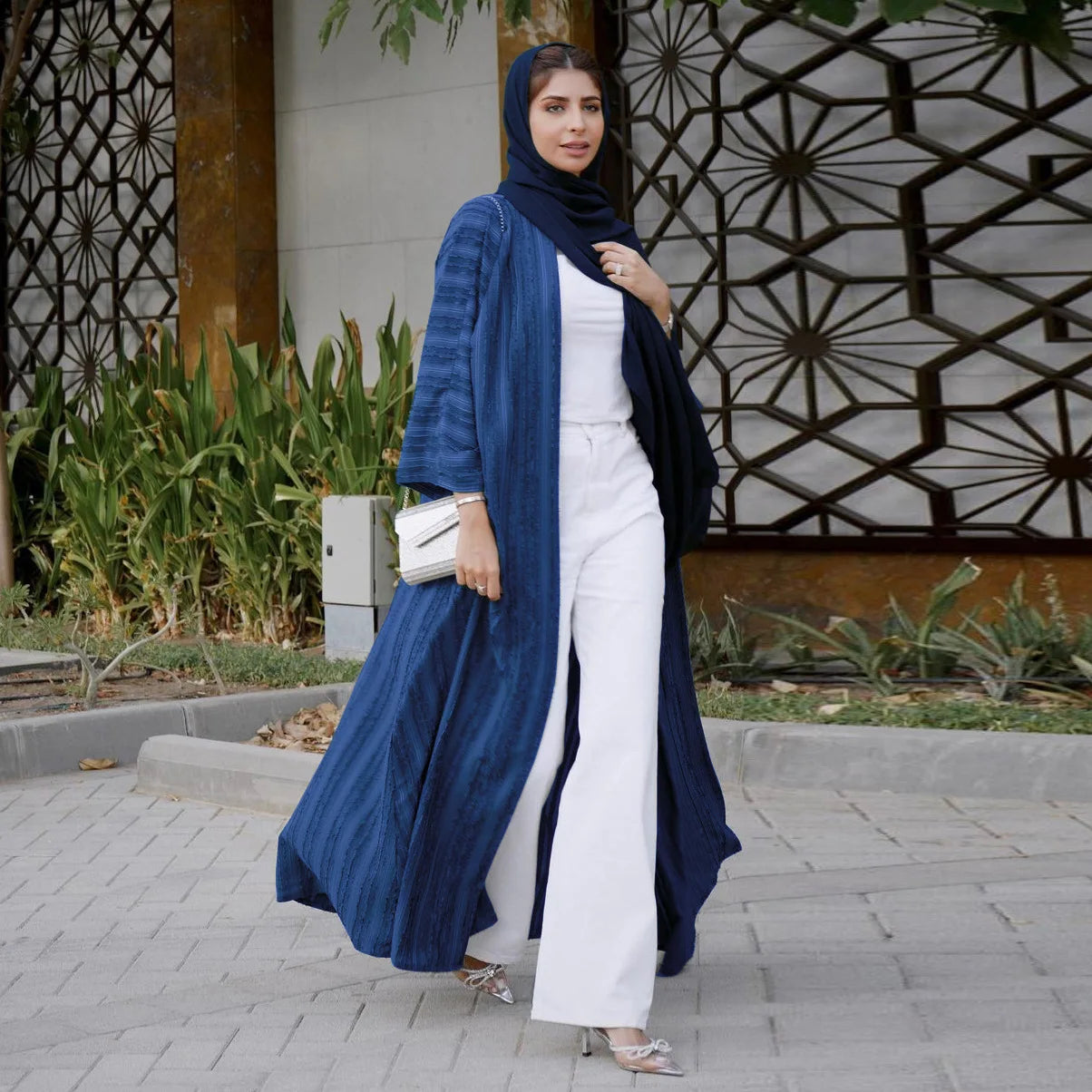 Kimono Abaya Namis - Royal blue