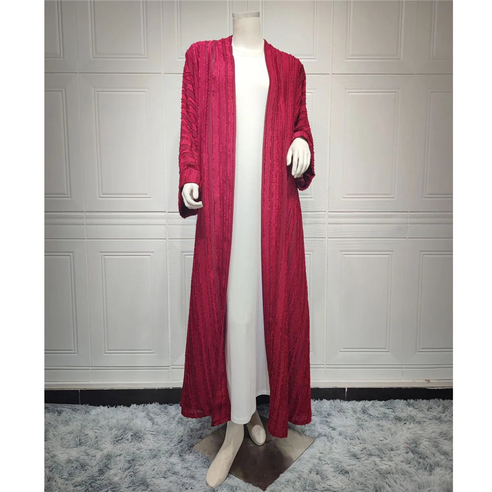 Kimono Abaya Namis - Rouge bordeaux