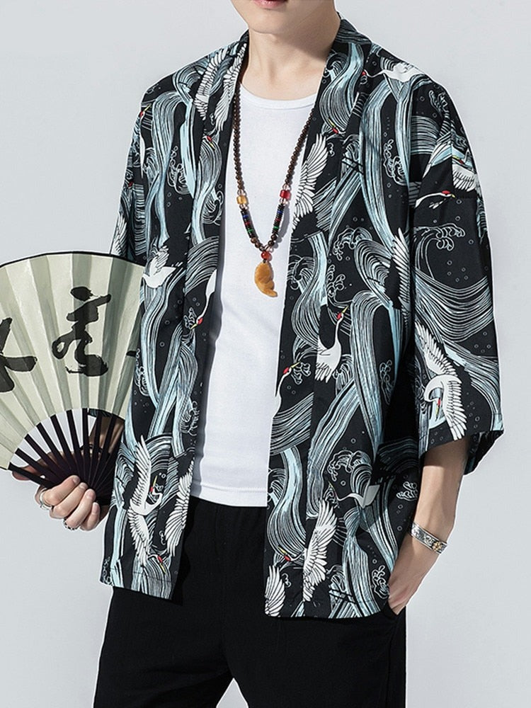 Kimono traditionnel japonais homme