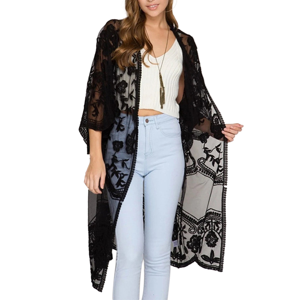 Kimono plage luxe