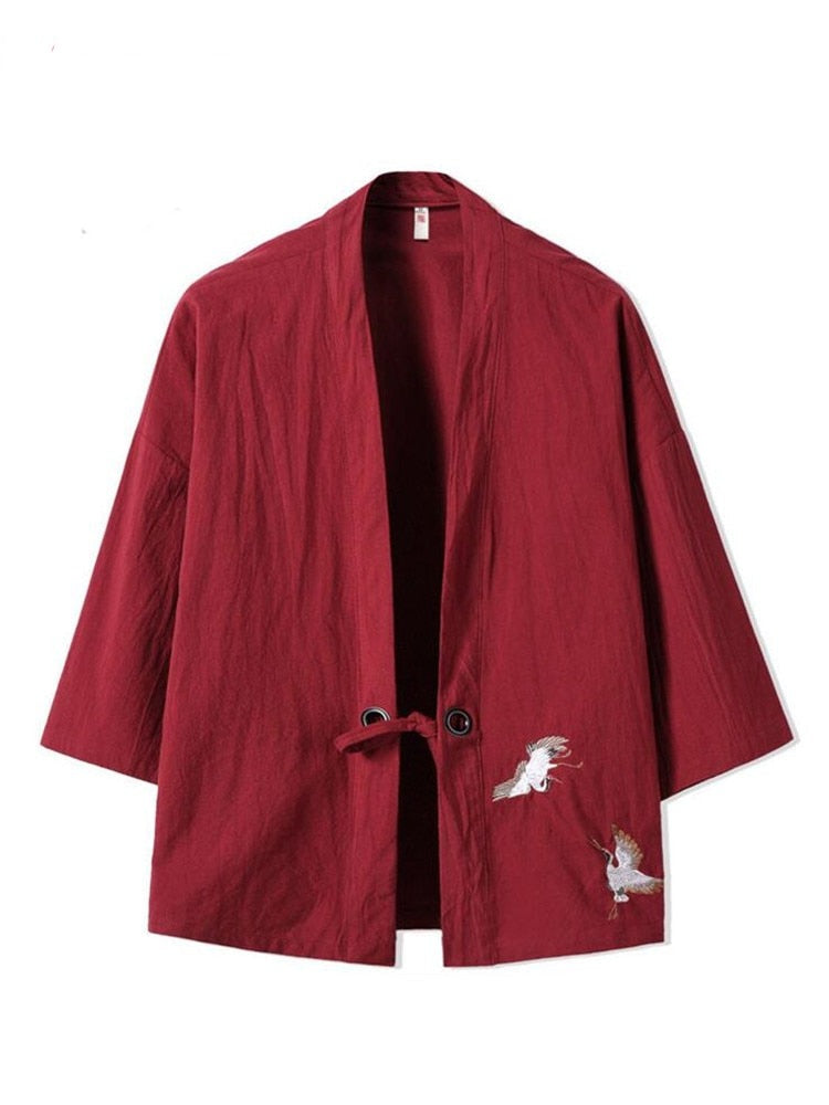 Kimono homme rouge