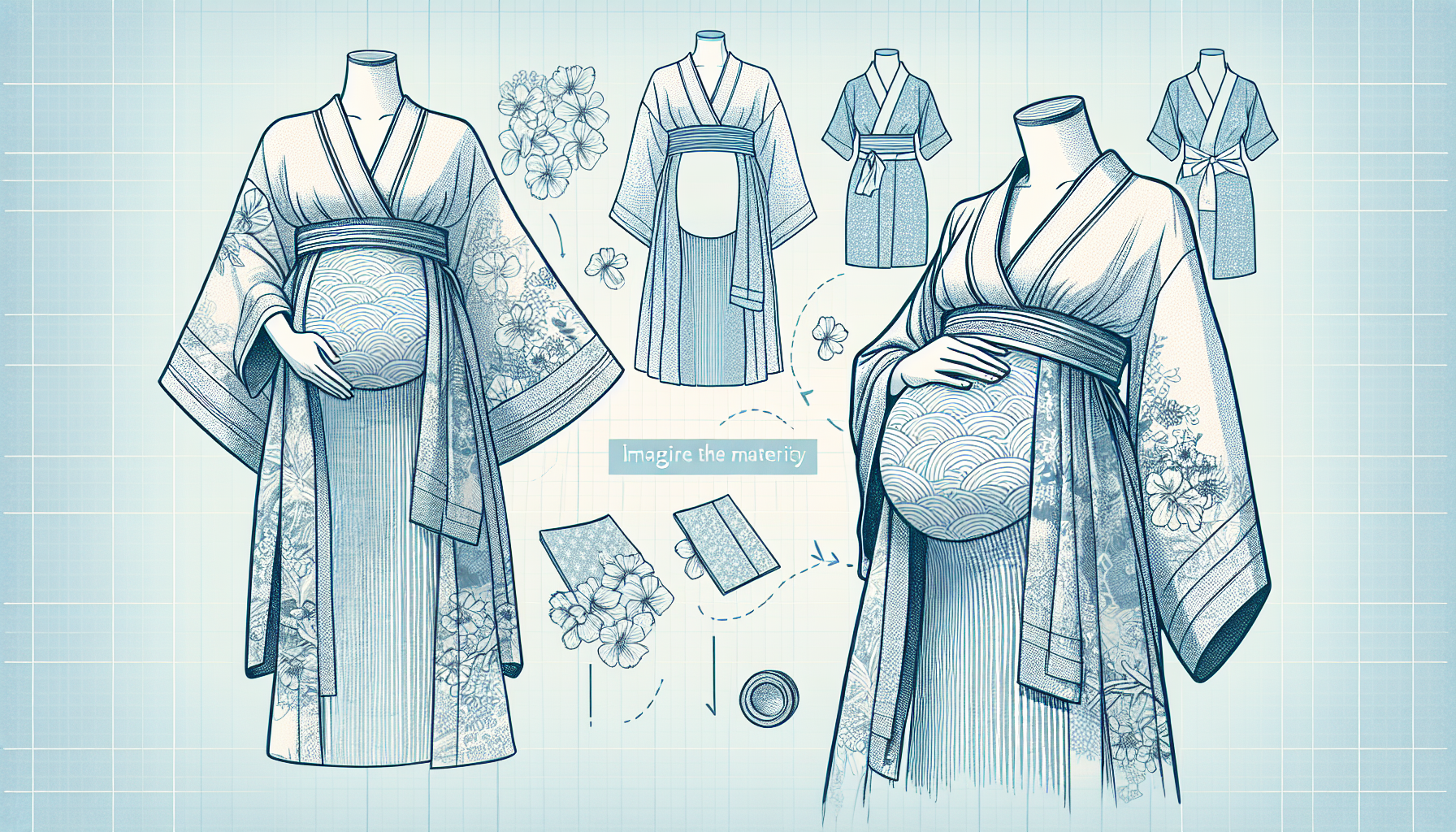 Le kimono pour femme enceinte : un vêtement confortable et stylé pour la maternité ?