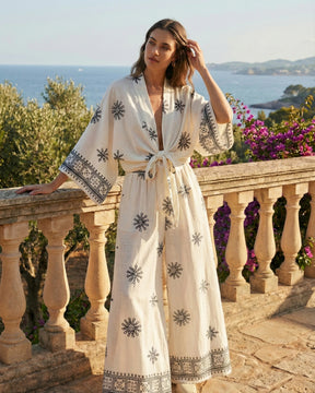 Ensemble kimono blanc femme | Miyako