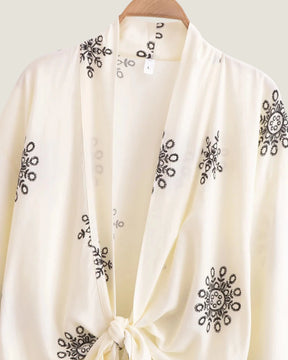 Haut kimono blanc femme | Miyako