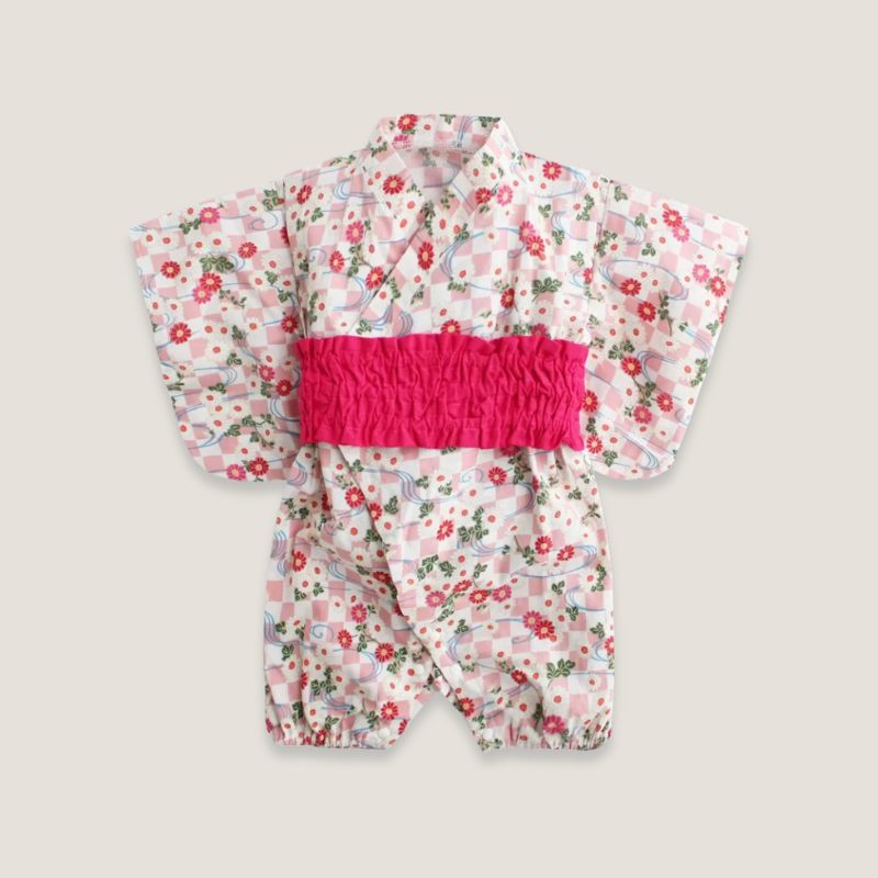Kimono pour bébé Rose Sakura