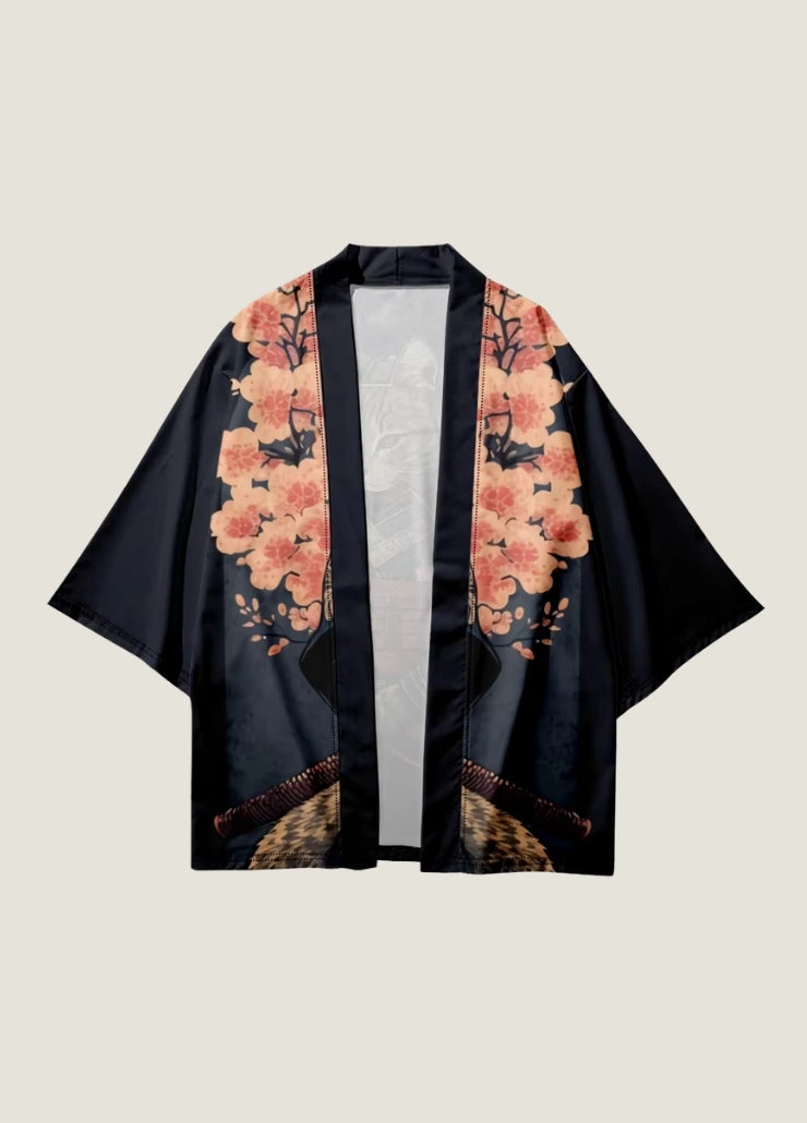 Kimono japonais chat samouraï | Tora