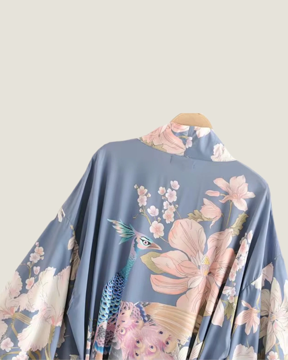 kimono long bleu femme | Aoi