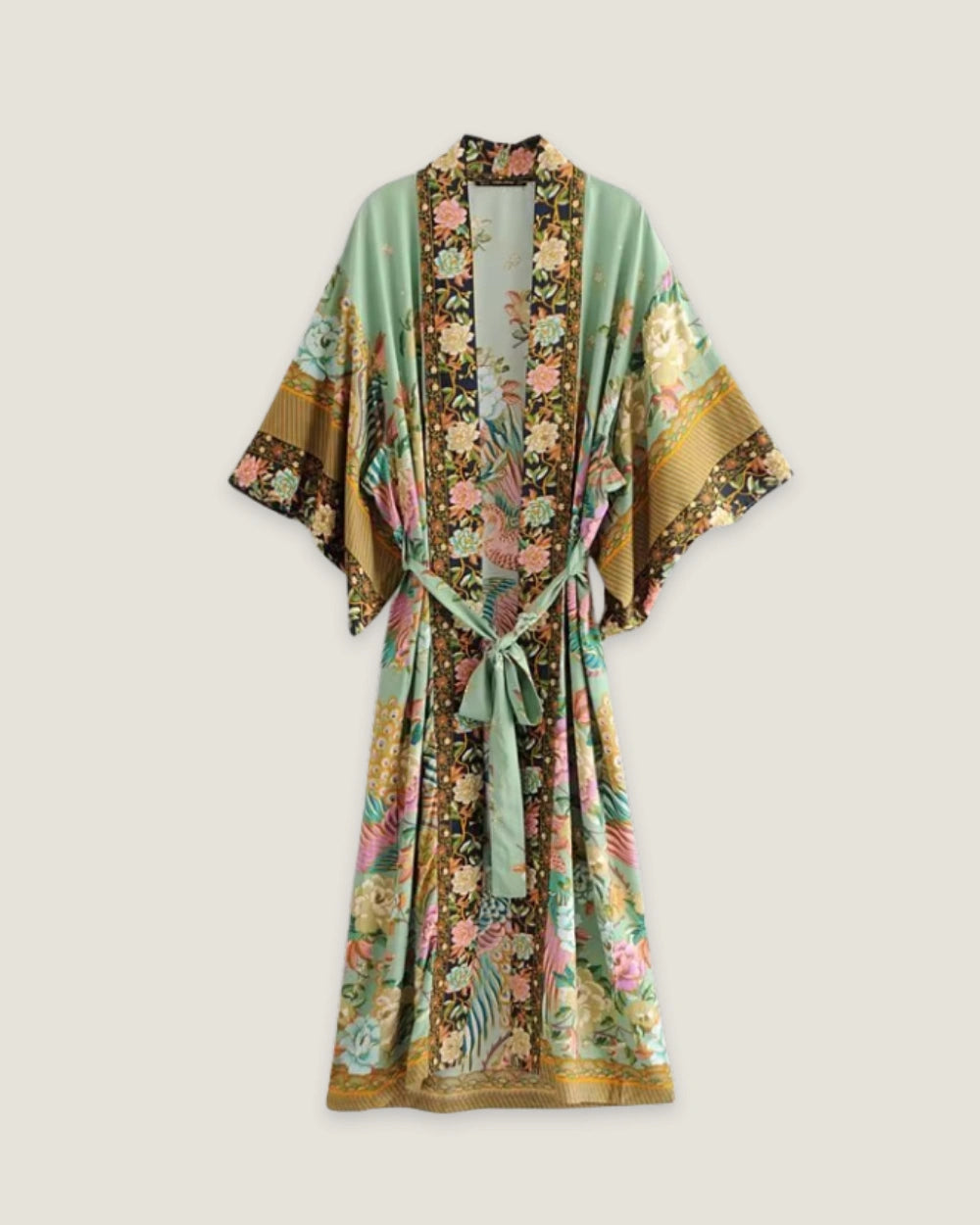 Kimono long vert femme | Midori