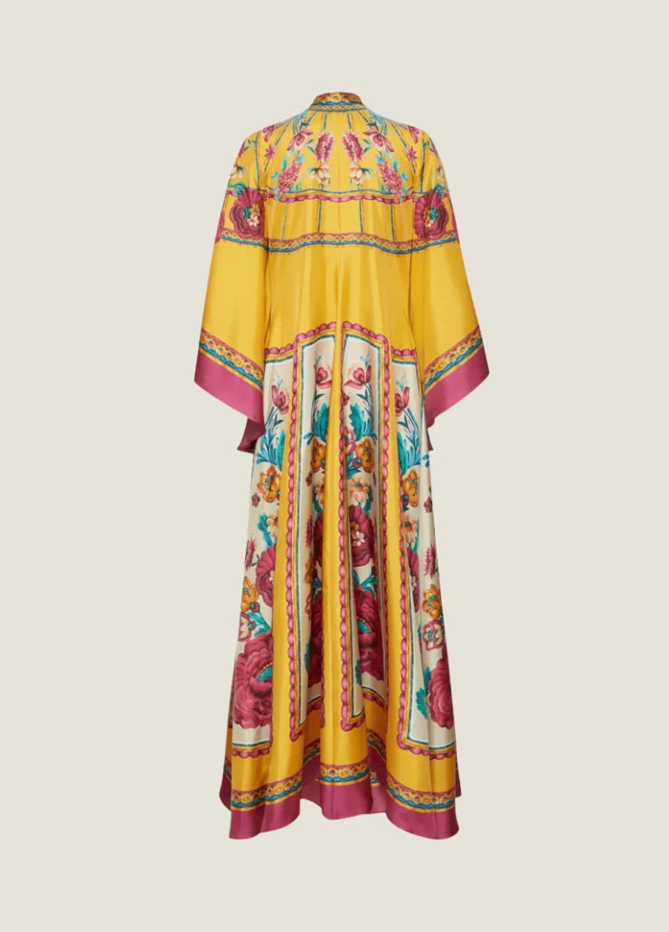 Robe kimono jaune femme | Kohana