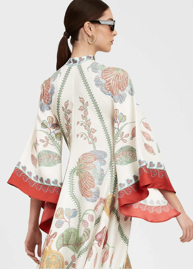 Robe kimono blanche femme | Shirayuri