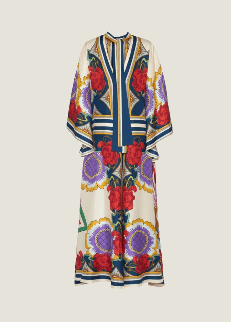 Robe kimono multicolore femme | Haruka