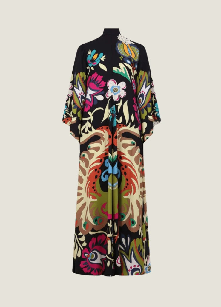 Robe kimono noire femme | Nayoko