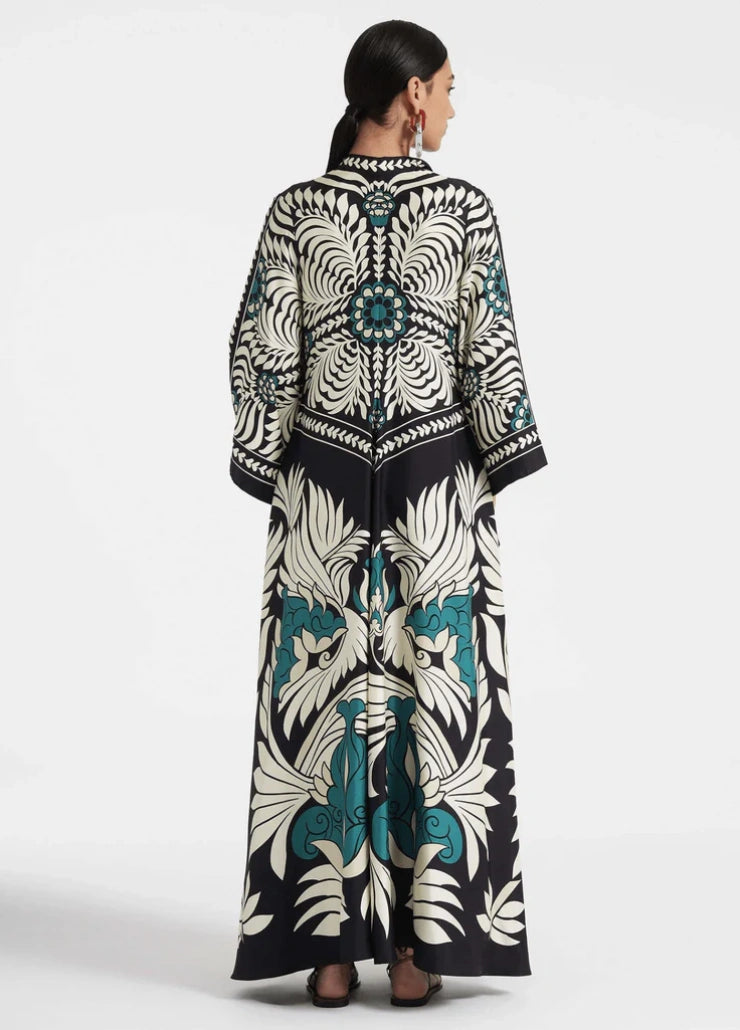 Robe kimono noire femme | Seiryu