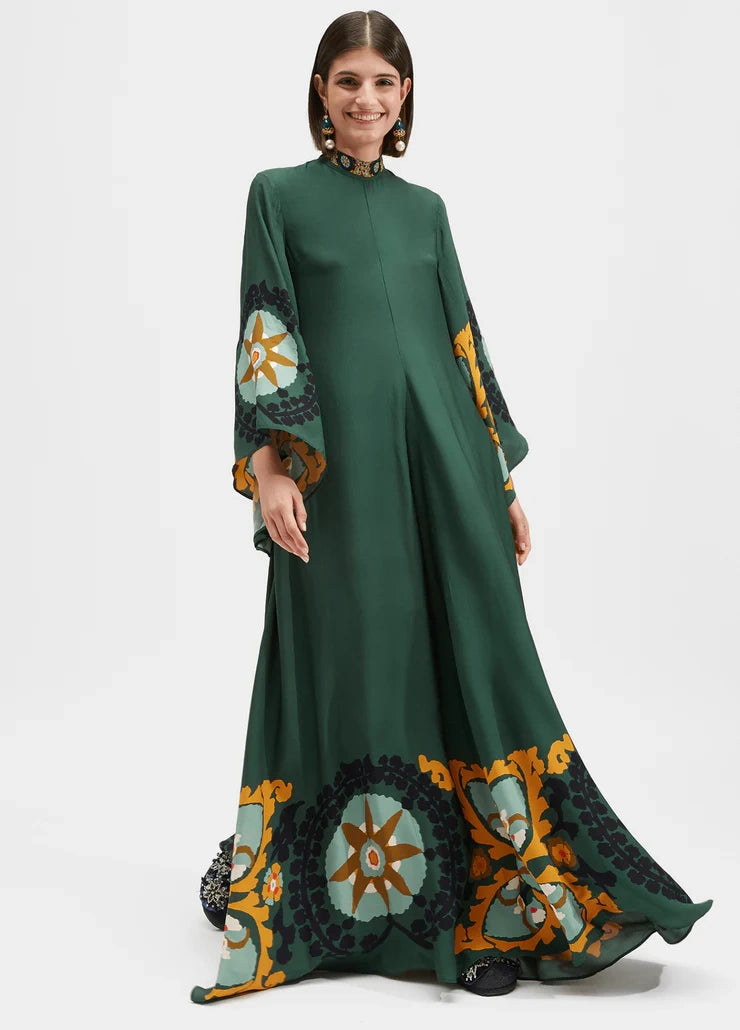 Robe kimono verte femme | Midoriya