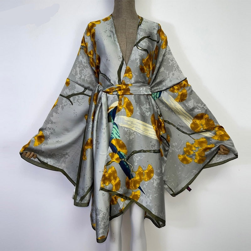 Kimono crochet plage
