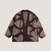 Veste Kimono cardigan marron