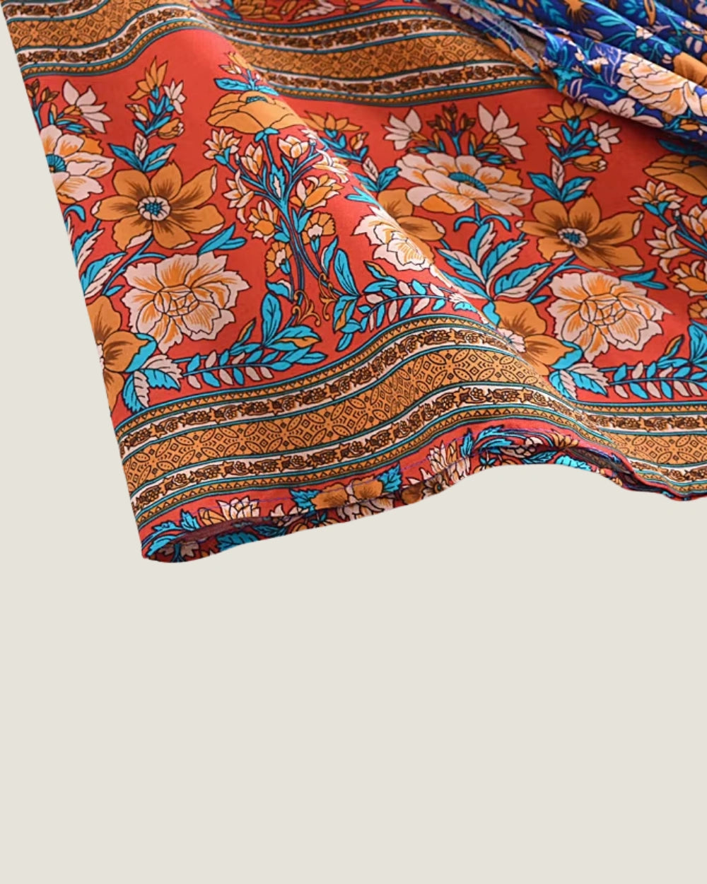 kimono long bleu femme | Benibana