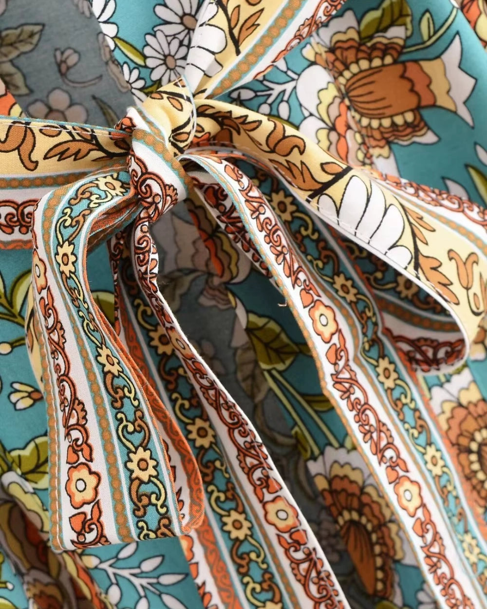 kimono long turquoise femme | Aoiha