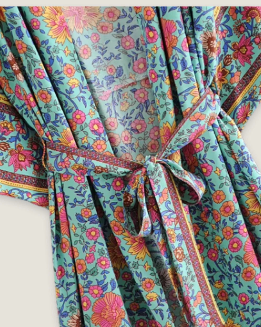 kimono long vert femme | Himawari