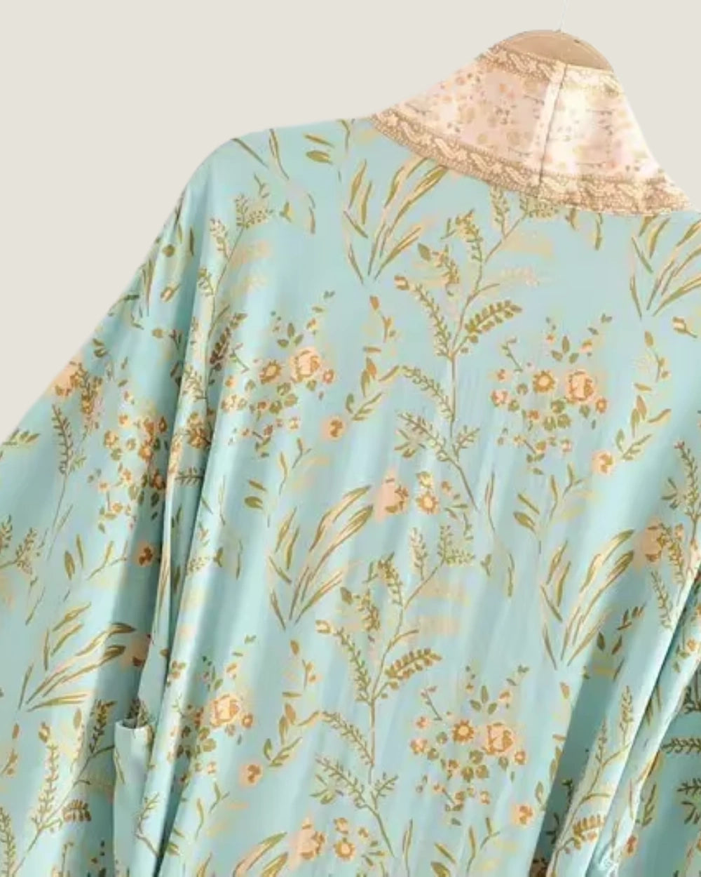 kimono long vert femme | Suiren