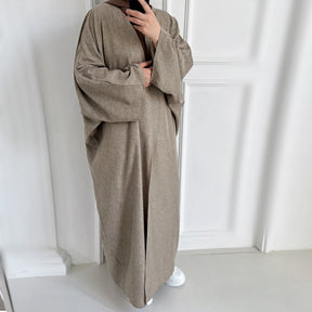 Kimono Abaya Linéa - Marron clair