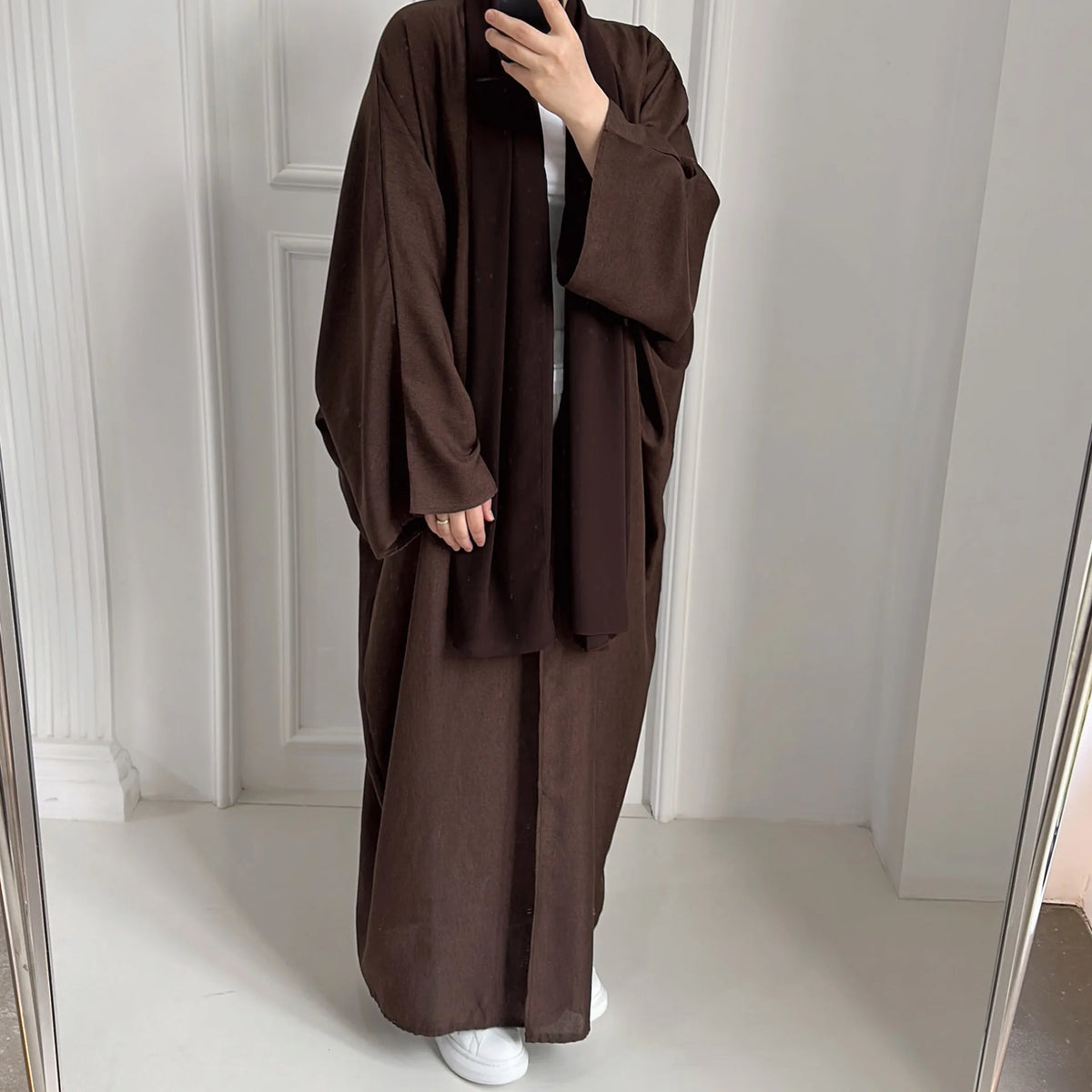 Kimono Abaya Linéa - Marron