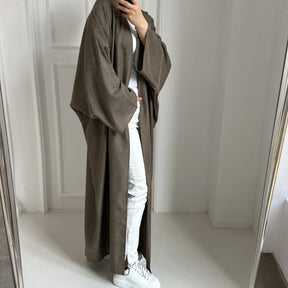 Kimono Abaya Linéa - Marron clair