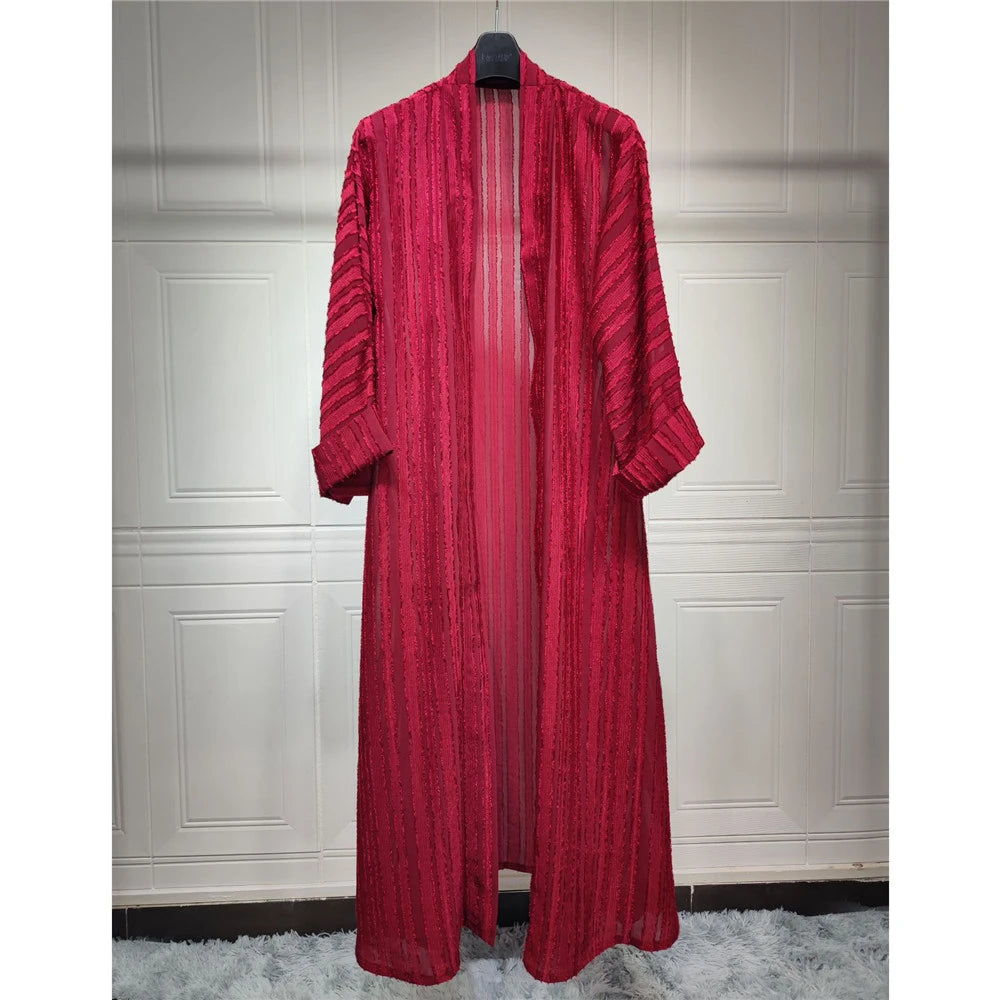 Kimono Abaya Namis - Rouge bordeaux