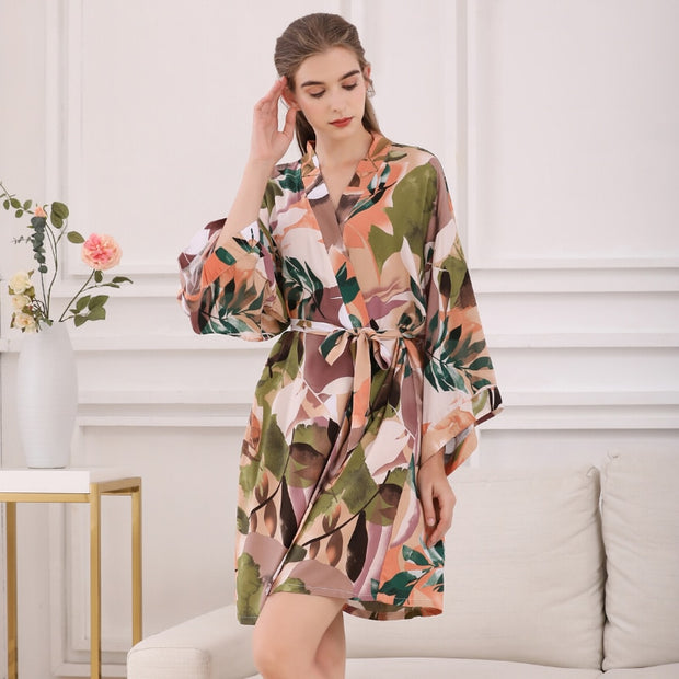 Kimono soie femme luxe