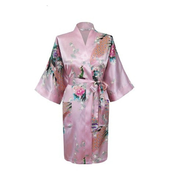 Kimono femme rose
