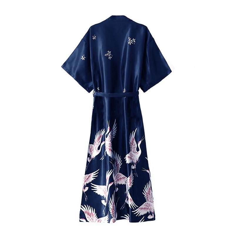 Kimono femme satin