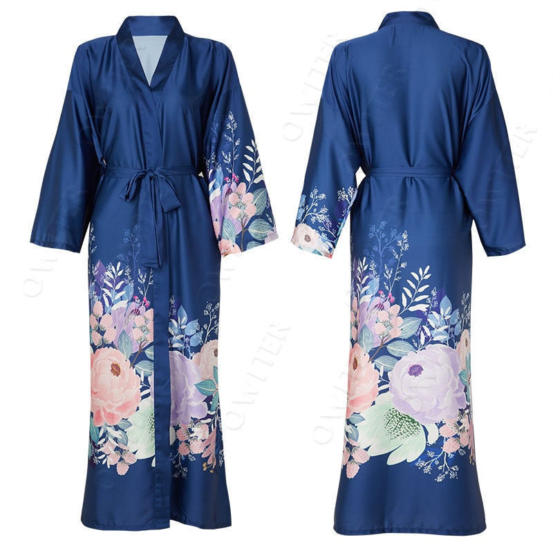 Robe kimono longue mariage