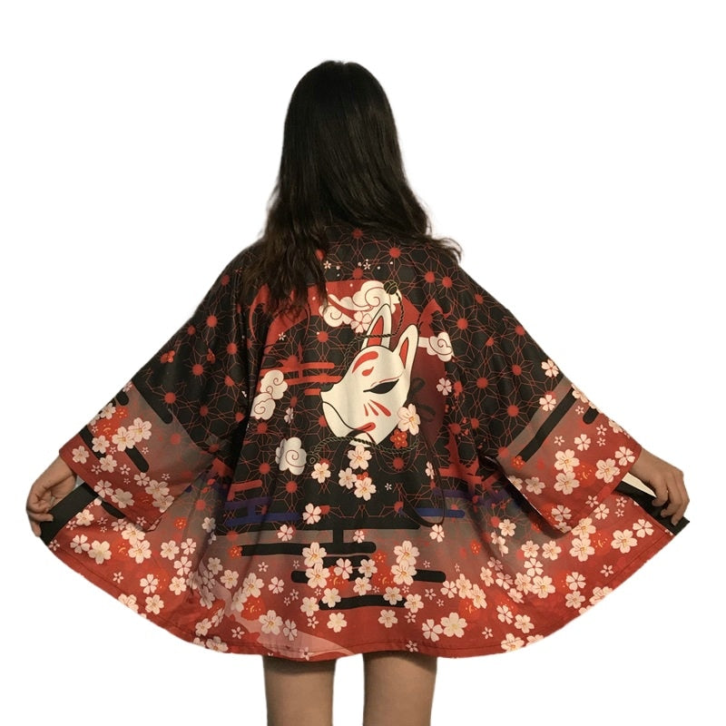 Veste kimono longue femme