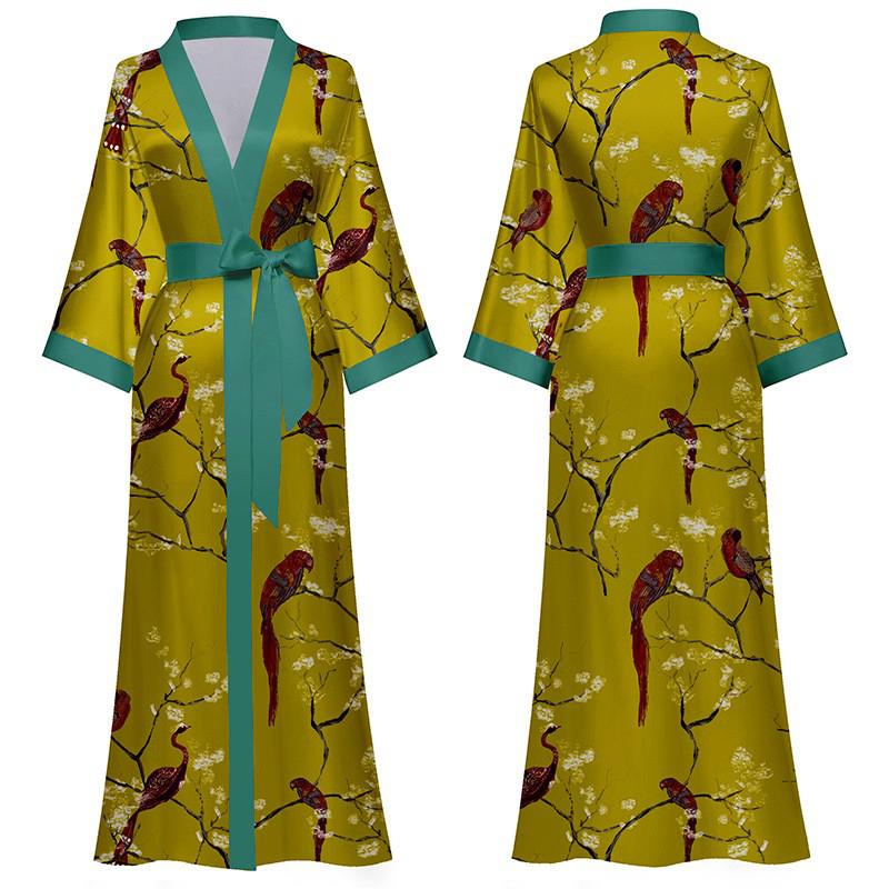 Peignoir kimono japonais femme