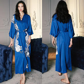 Kimono satin long