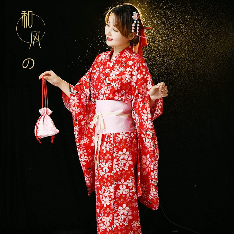 Kimono en soie femme