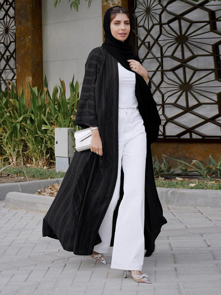 Kimono Abaya Namis - Noir